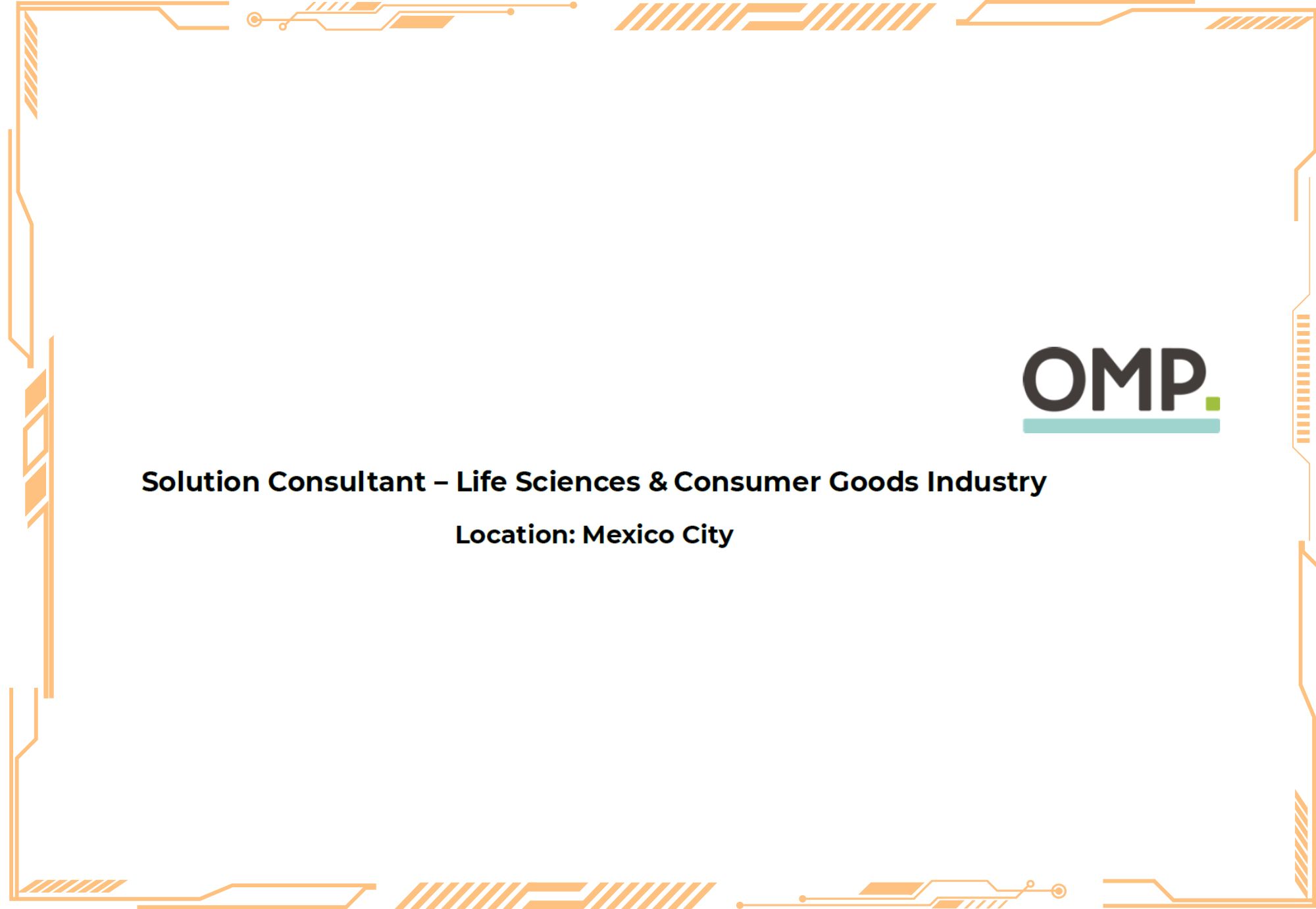 OMP | Solution Consultant