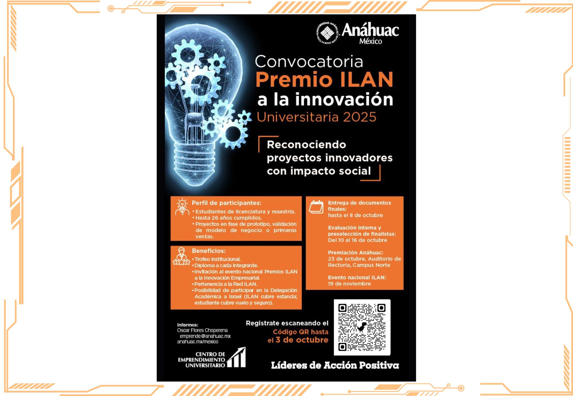 Premio ILAN a la Innovación Universitaria 2025 (Capítulo Anáhuac)