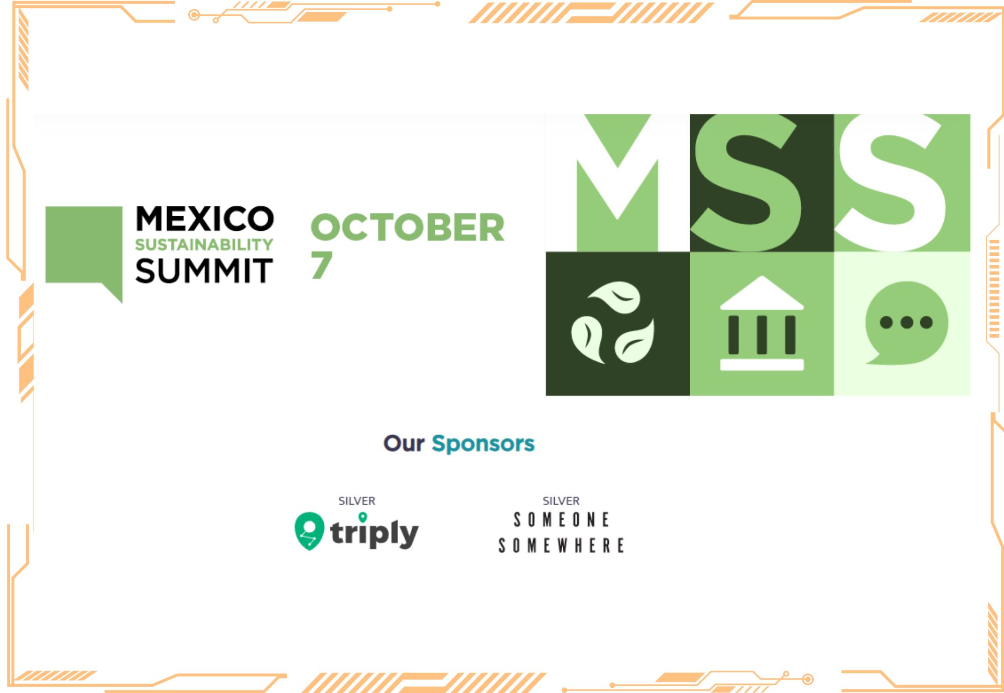 Participa en el México Sustainability Summit 2025