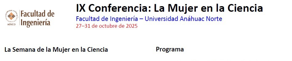 IX: Conferencia La mujer en la ciencia