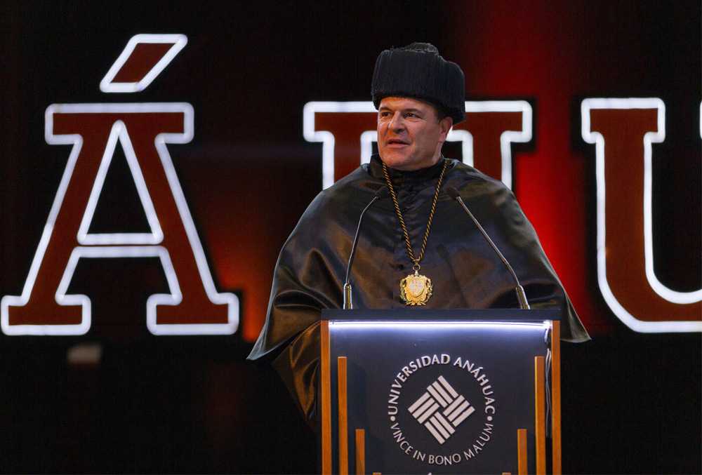 Discurso del Dr. Cipriano Sánchez García L.C., en el Informe del Rector 2024