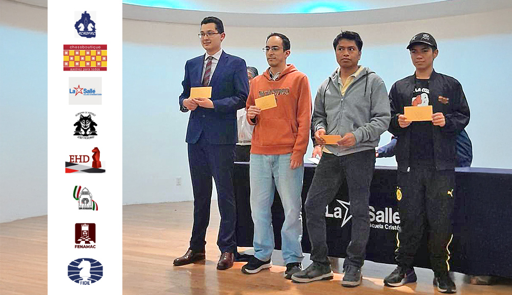 Andrey González gana Campeonato de Ajedrez Clásico de la Ciudad de México