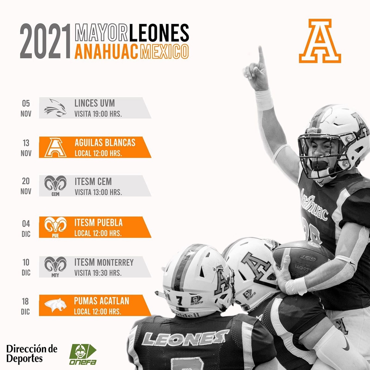 Leones Anáhuac de Americano están listos para rugir de nuevo&nbsp;