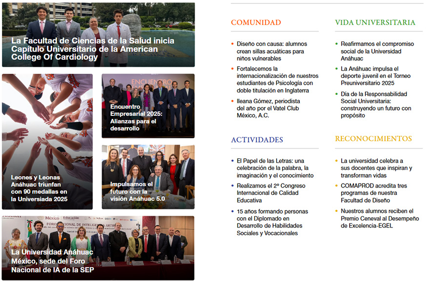 Orgullo Anáhuac: reconocimientos académicos, deportivos e impacto social en la revista Logros 2025 de la Universidad Anáhuac México