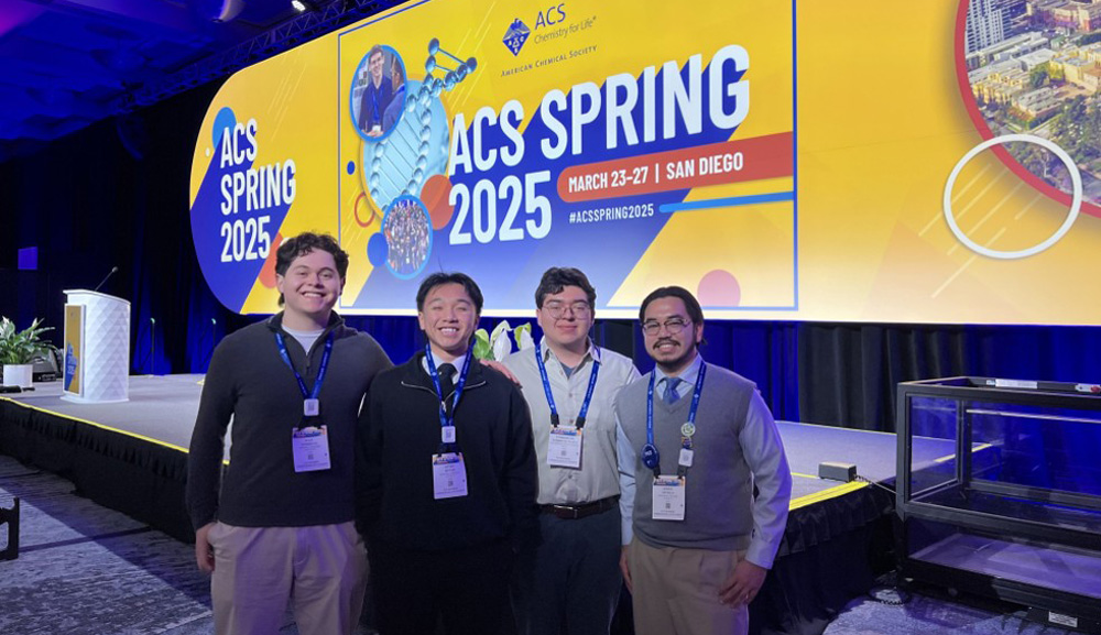 Emilio Iván Sandoval participa en congreso de la American Chemical Society Acs Spring 2025 Meeting & Expo