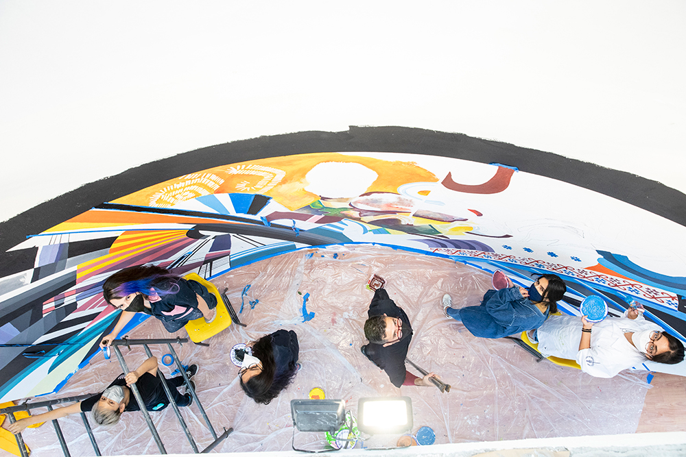 Inauguran murales de alumnos de Artes Visuales en la Biblioteca Juventino Rosas&nbsp;  &nbsp;