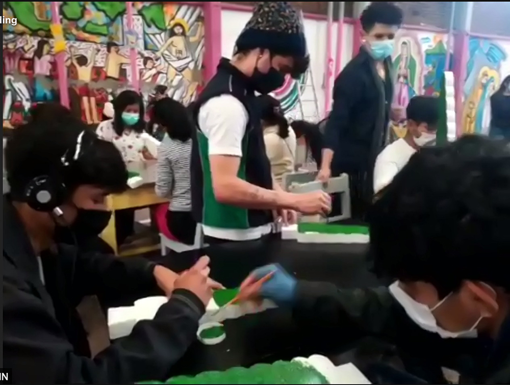 Organizamos posada virtual con niños migrantes del CAFEMIN