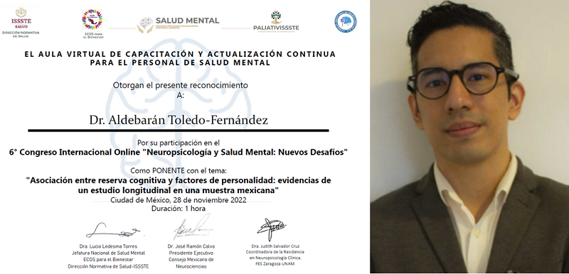 Presentamos avances en neuropsicología durante congreso internacional