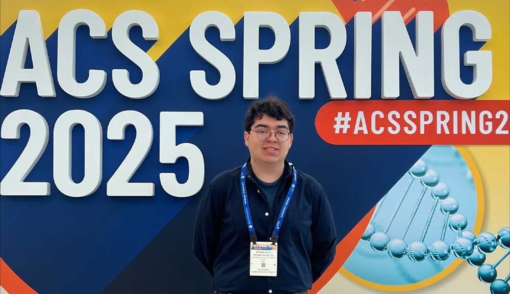 Emilio Iván Sandoval participa en congreso de la American Chemical Society Acs Spring 2025 Meeting & Expo