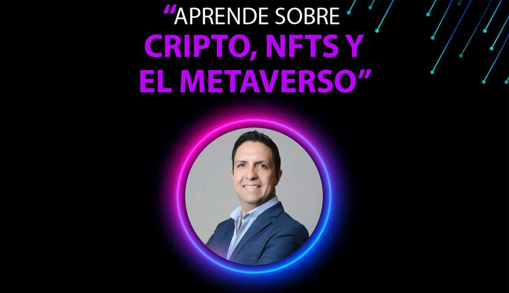 Samuel Beutelspacher imparte webinar sobre criptomonedas, NFTs y el metaverso&nbsp;