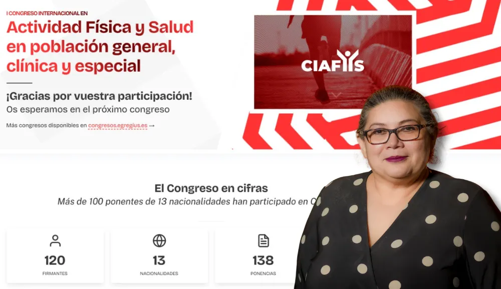 La Dra. Genny Góngora destaca en el primer Congreso Internacional en Actividad Física y Salud